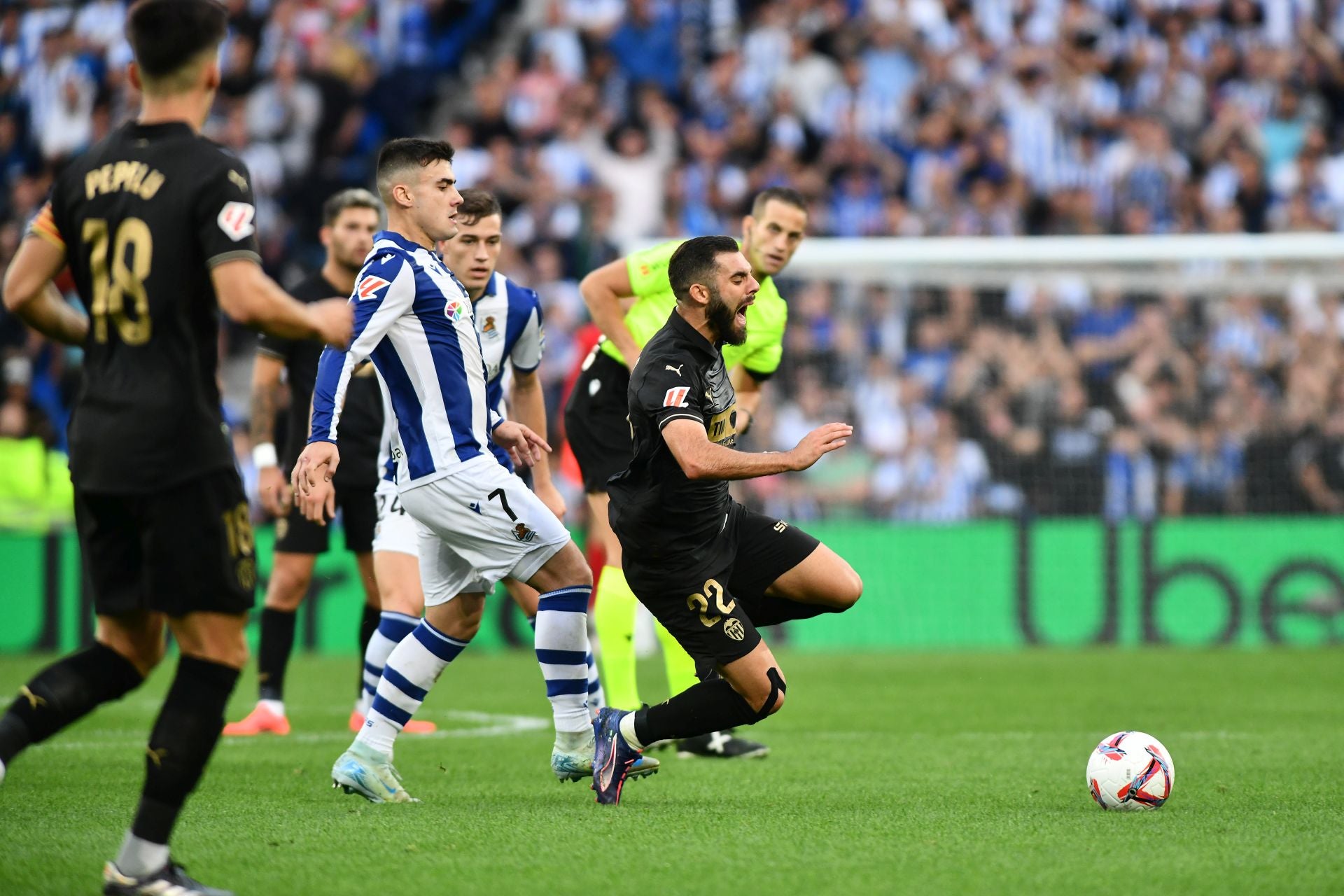 Las mejores imágenes del Real-Valencia
