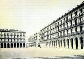 Panorámica de la Plaza de Guipúzcoa (1867/77).