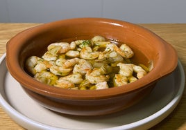 Receta de gambas al ajillo