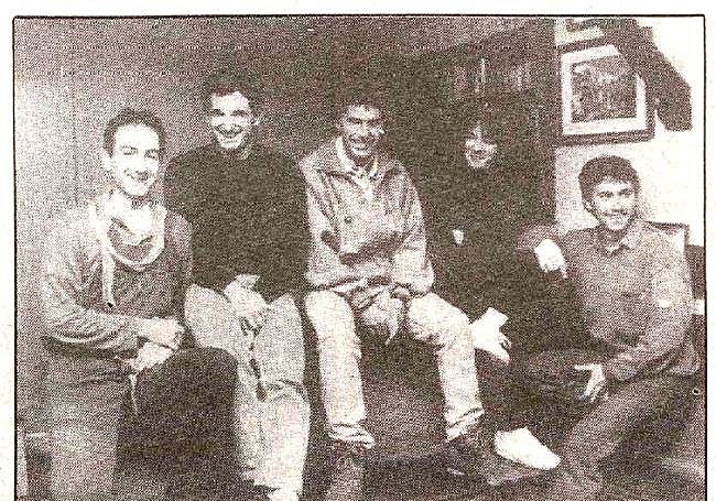 Fotografía que apareció en EL DIARIO VASCO el 3 de octubre de 1990.