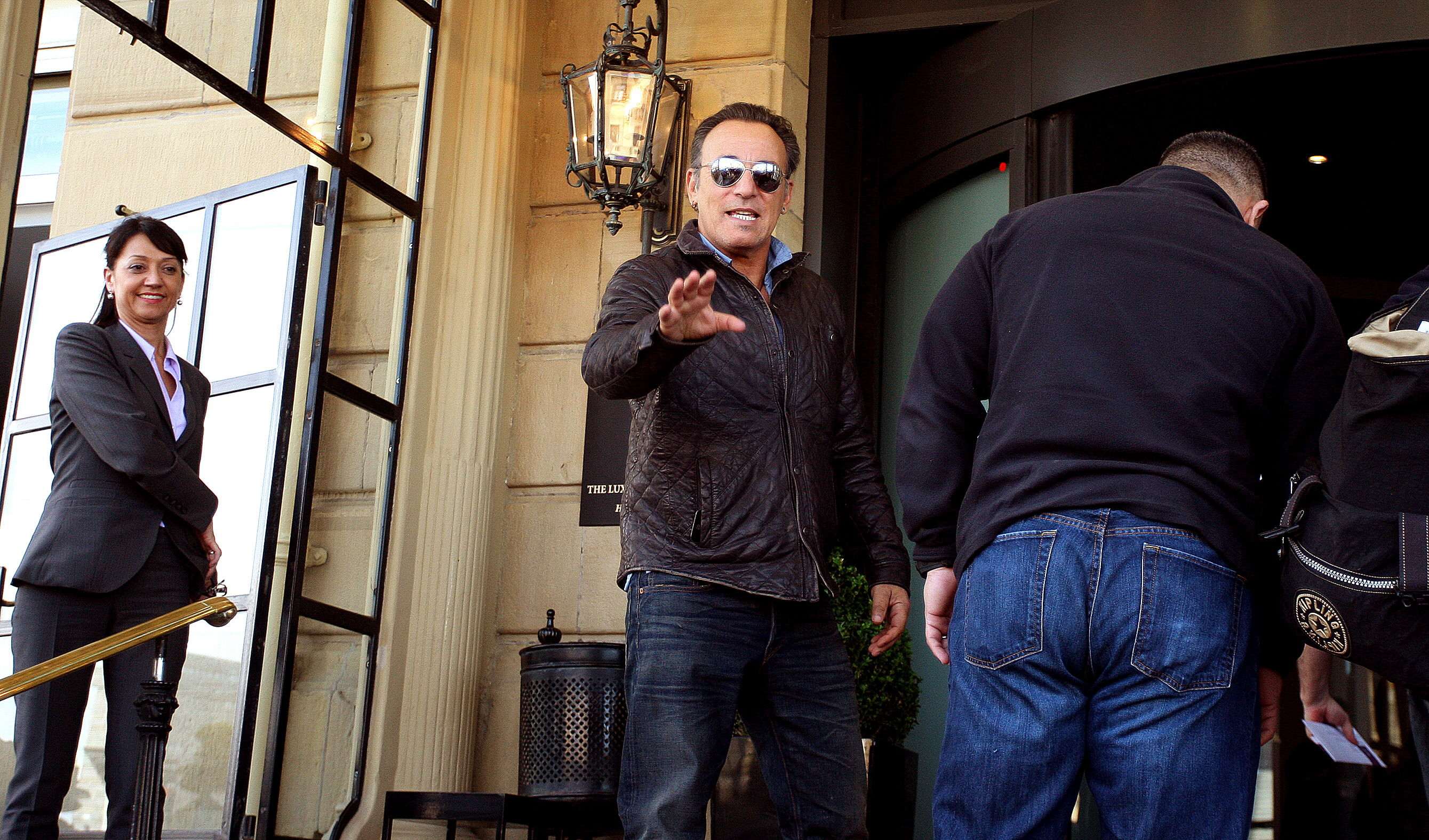 2013. Bruce Springsteen pasó unos días en Donostia antes de dar un concierto en Gijón