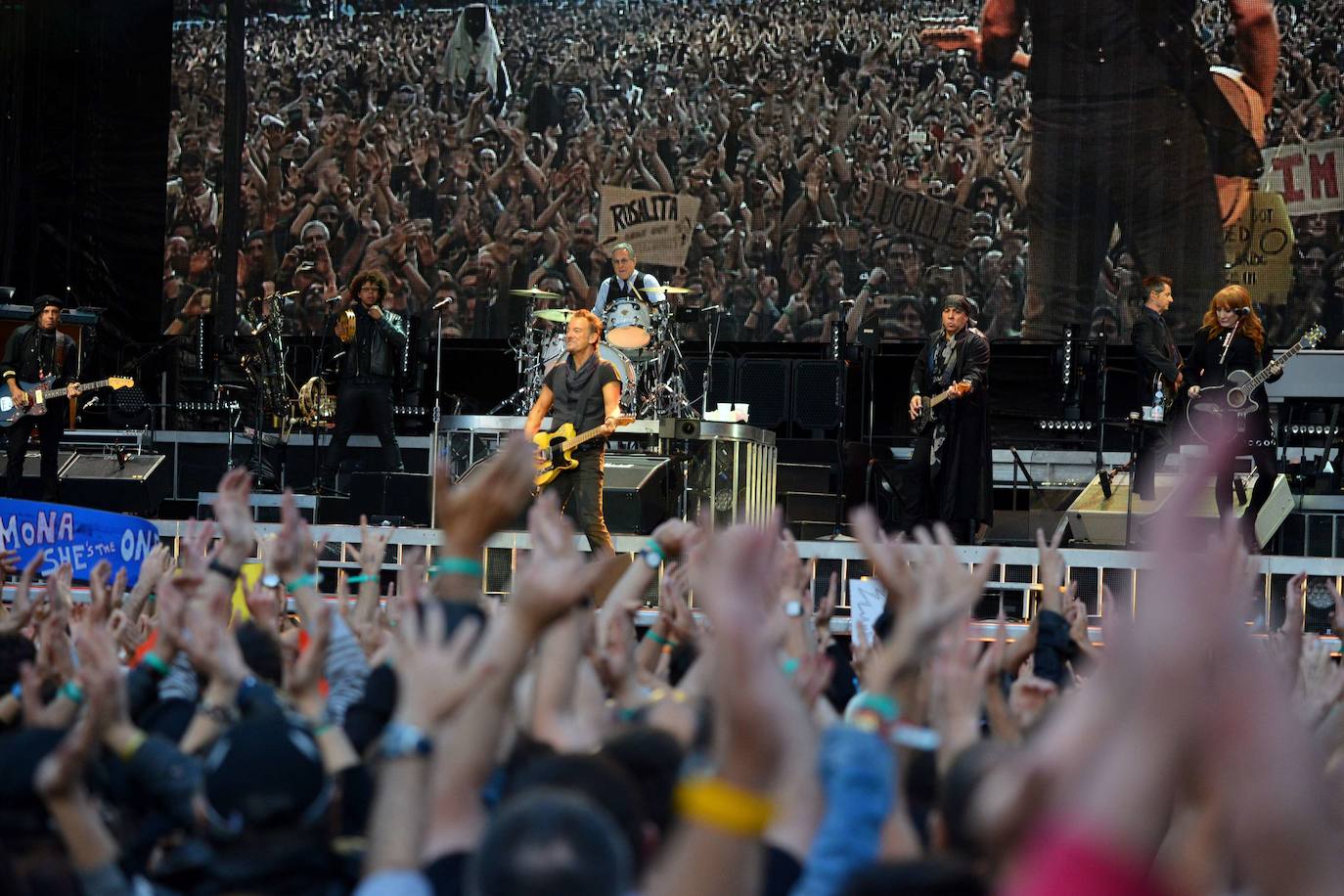 17 de mayo de 2016. Concierto de Bruce Springsteen en Anoeta