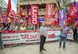 Un acto de CC OO sobre la reducción de jornada.