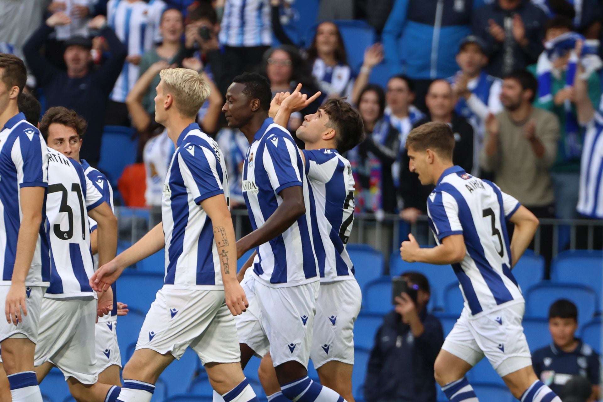 Las imágenes del Real Sociedad - Anderlecht