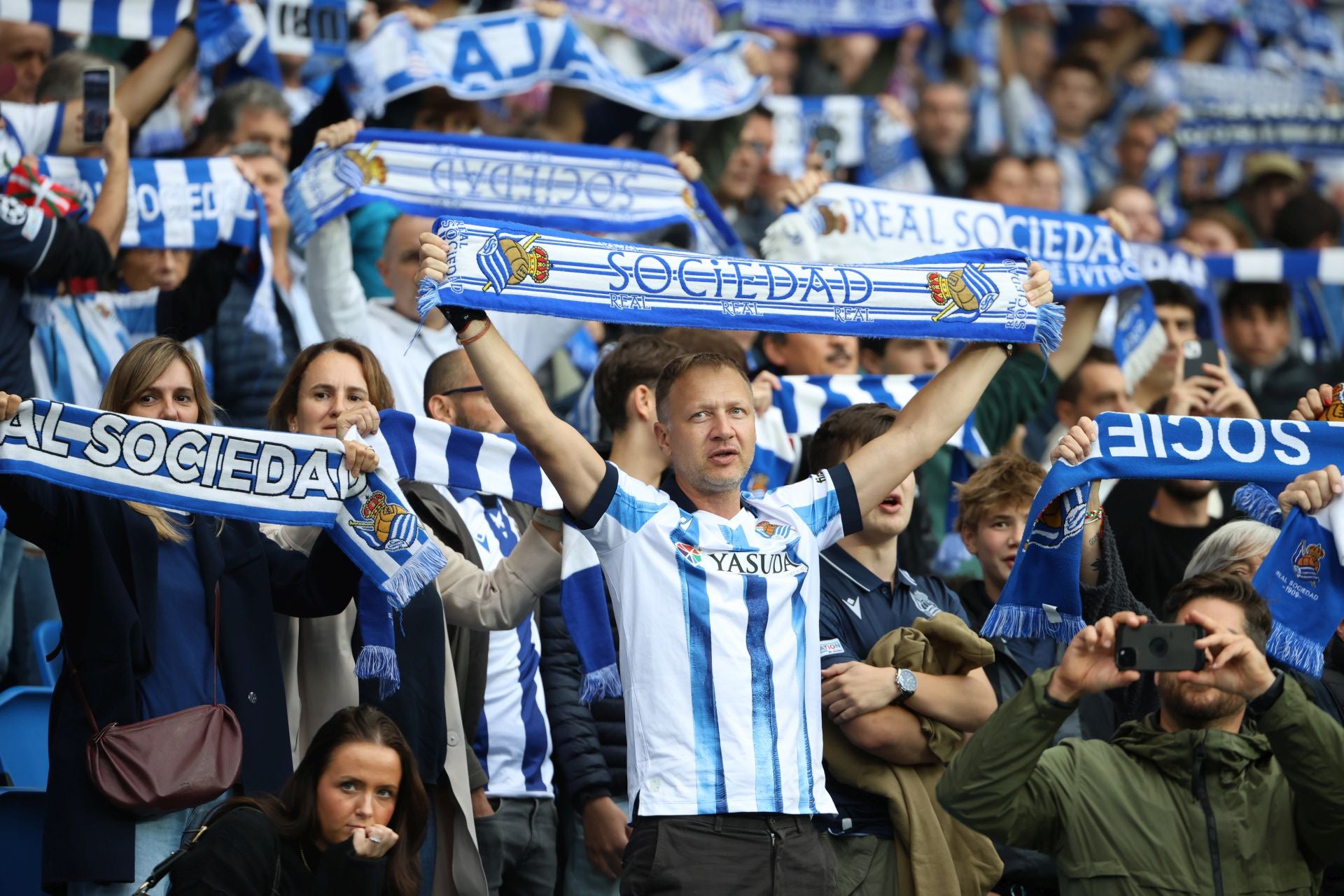 Las imágenes del Real Sociedad - Anderlecht