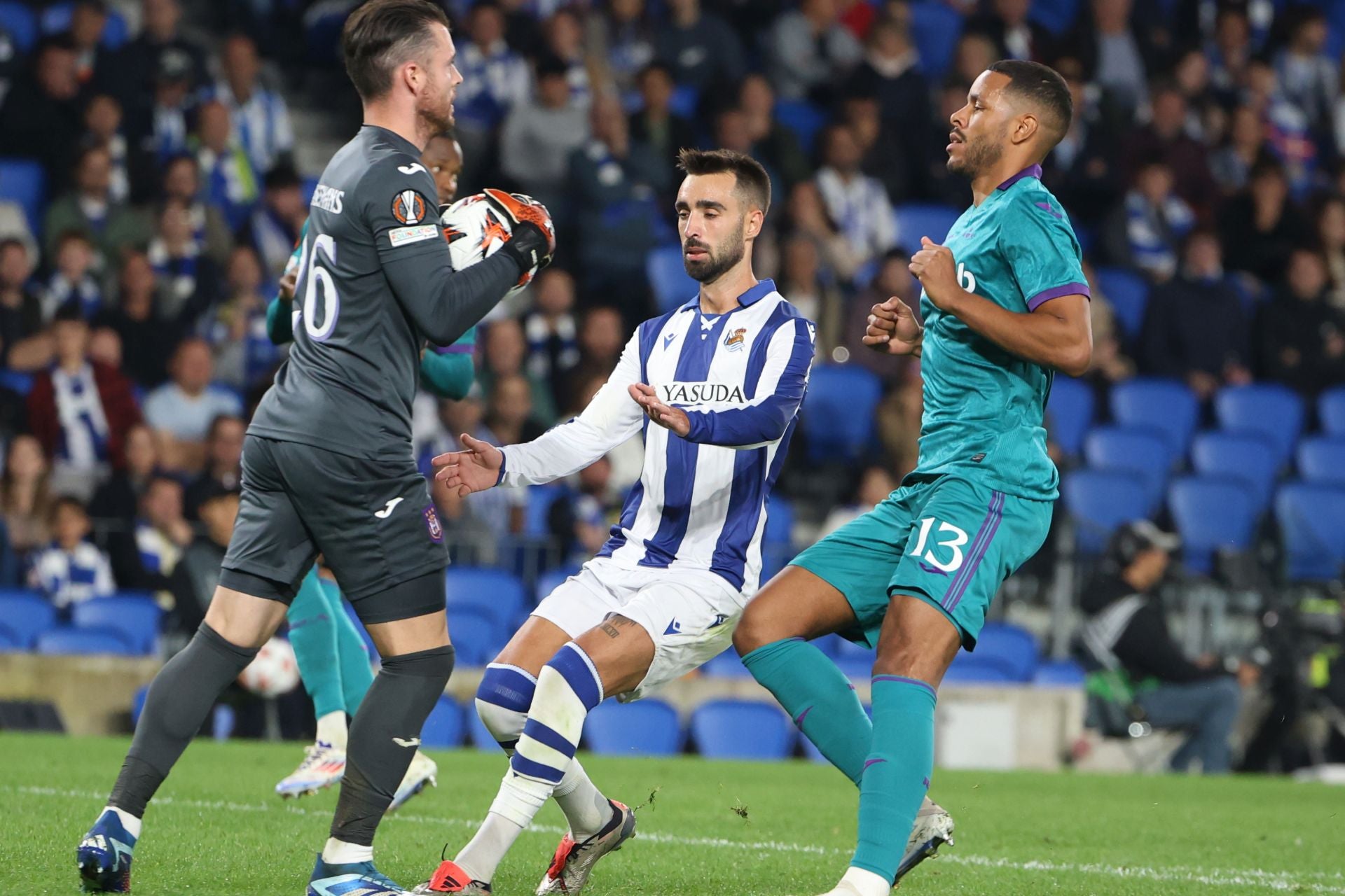 Las imágenes del Real Sociedad - Anderlecht