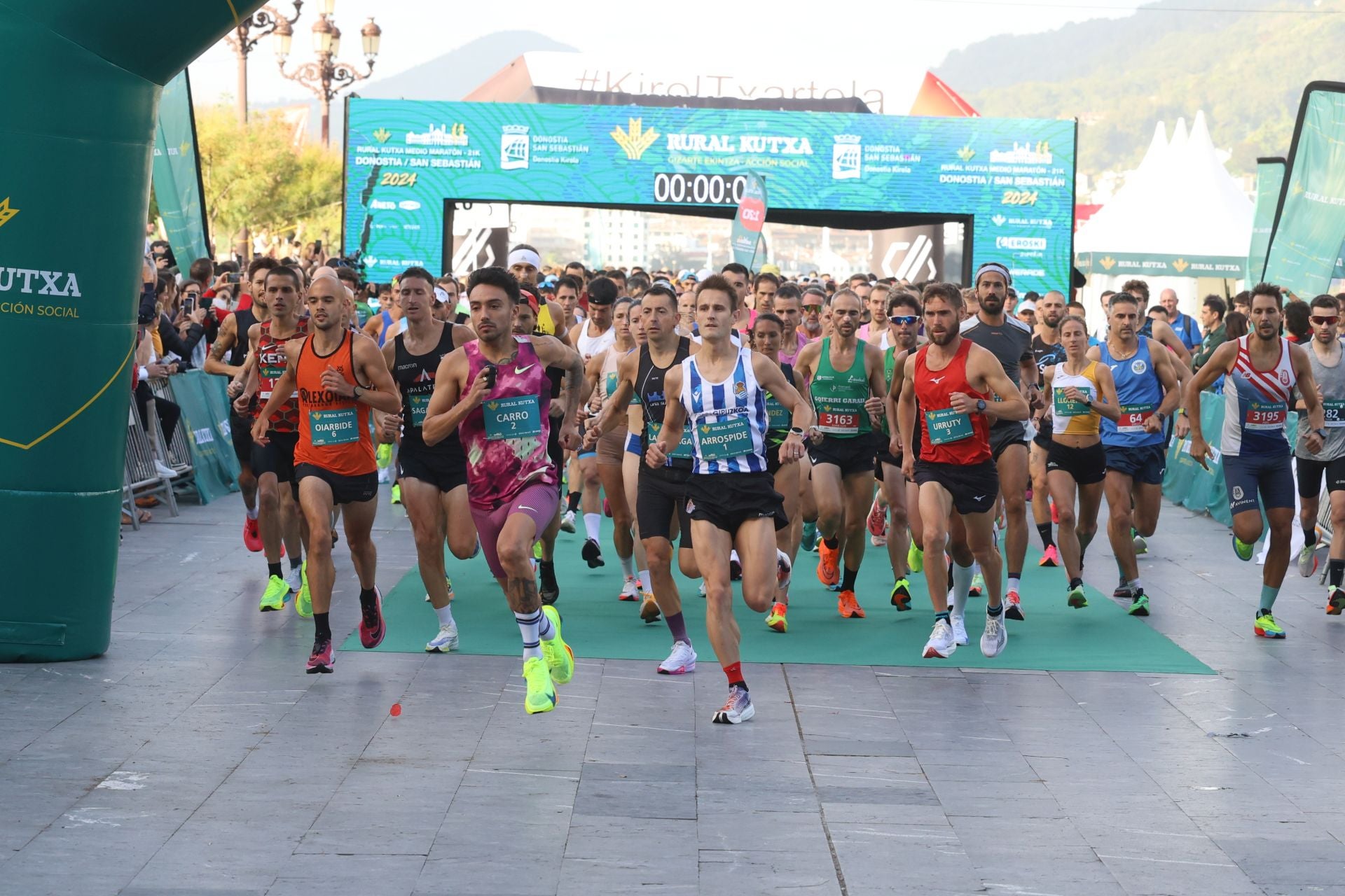 Las imágenes del Media Maratón de San Sebastián