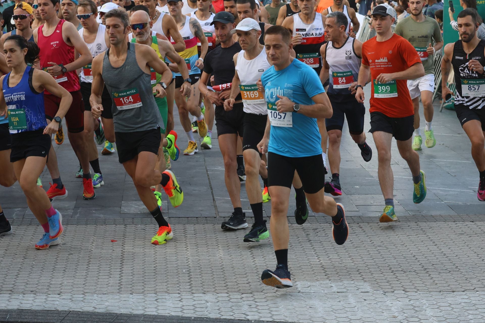 Las imágenes del Media Maratón de San Sebastián