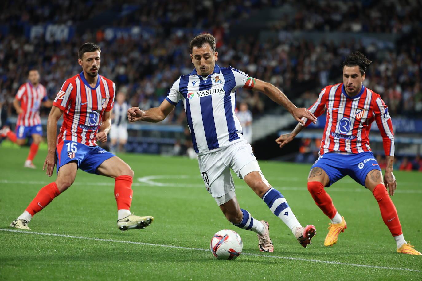 Las mejores imágenes del Real Sociedad - Atlético de Madrid