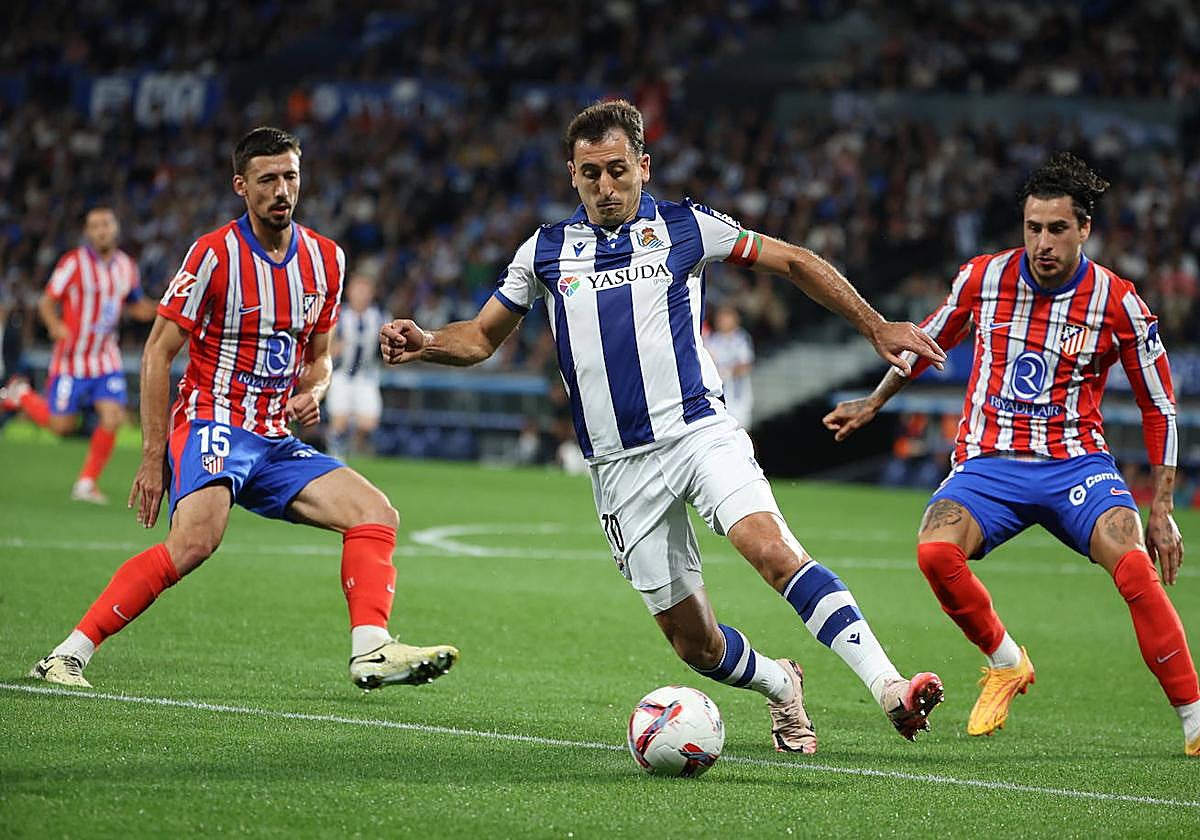 Las mejores imágenes del Real Sociedad - Atlético de Madrid