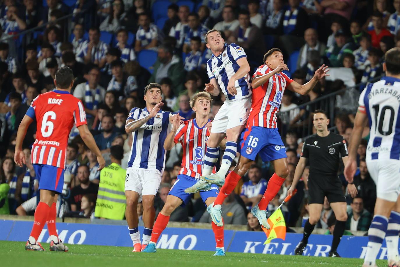 Las mejores imágenes del Real Sociedad - Atlético de Madrid