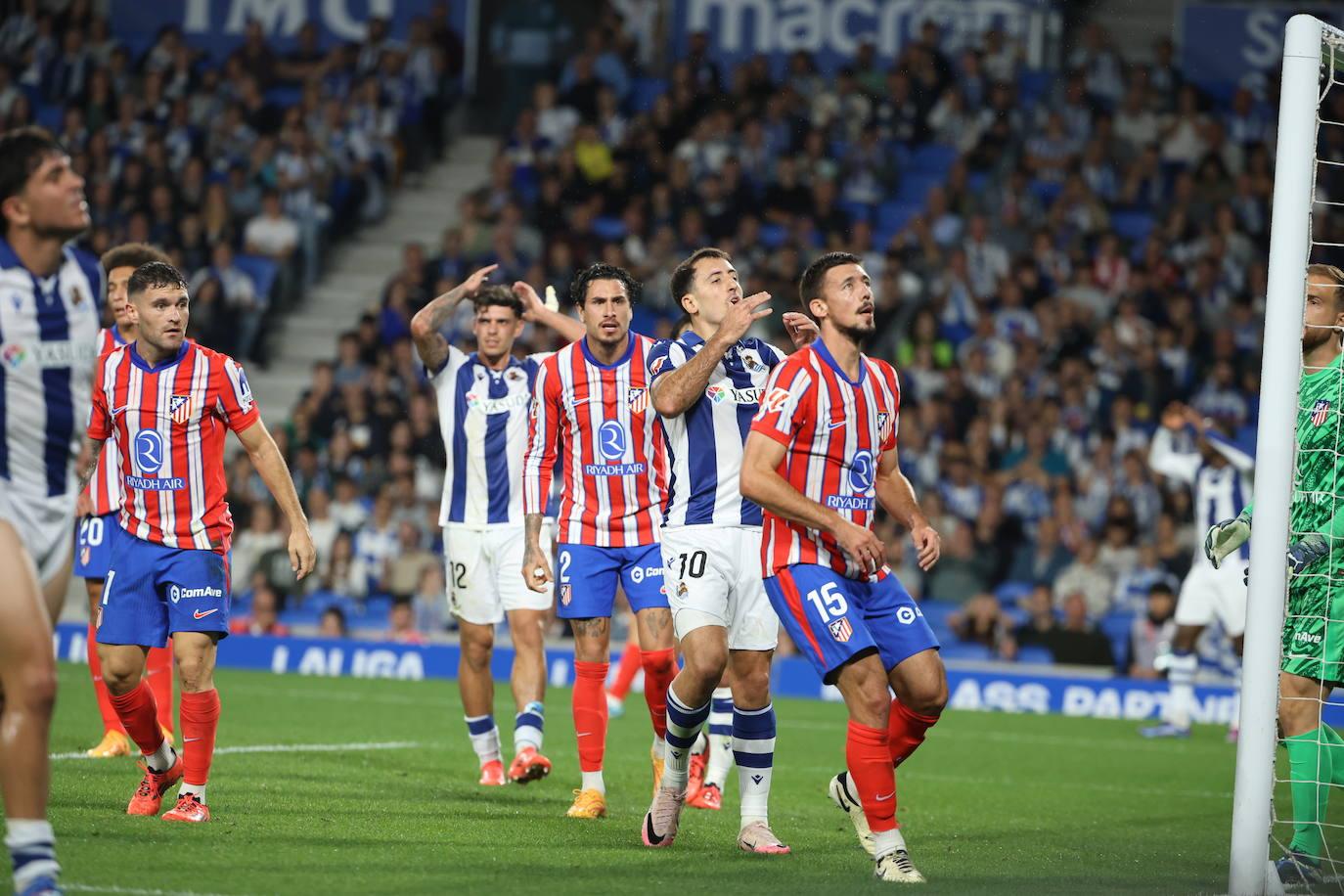 Las mejores imágenes del Real Sociedad - Atlético de Madrid