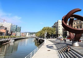 Imagen de archivo de la ría de Bilbao.
