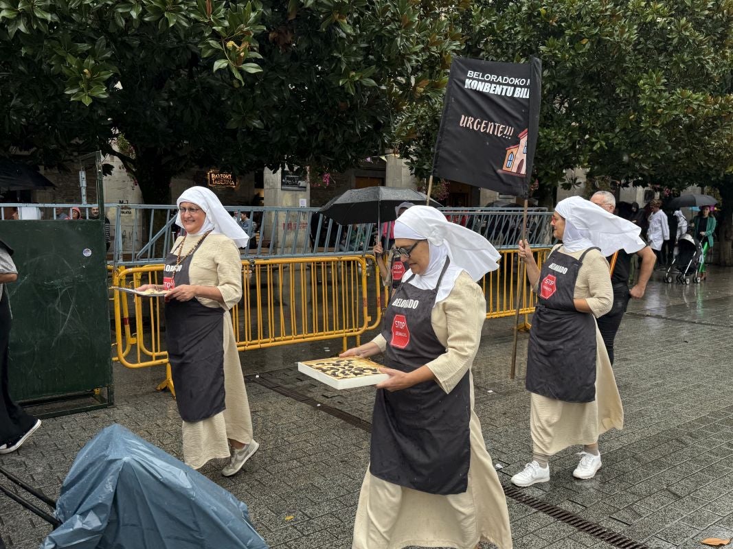 Las monjas de Belorado se escapan a la Bixamon de Rosario oñatiarra