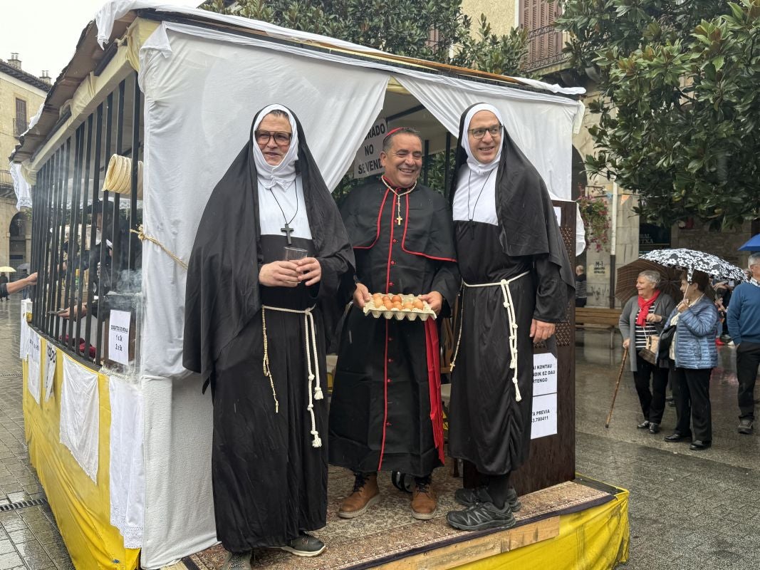 Las monjas de Belorado se escapan a la Bixamon de Rosario oñatiarra