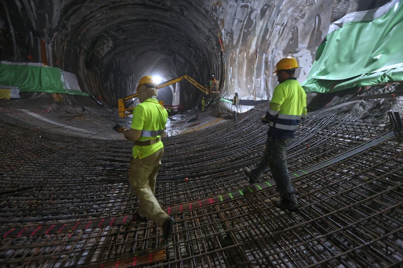 Así avanzan las obras del metro bajo San Sebastián