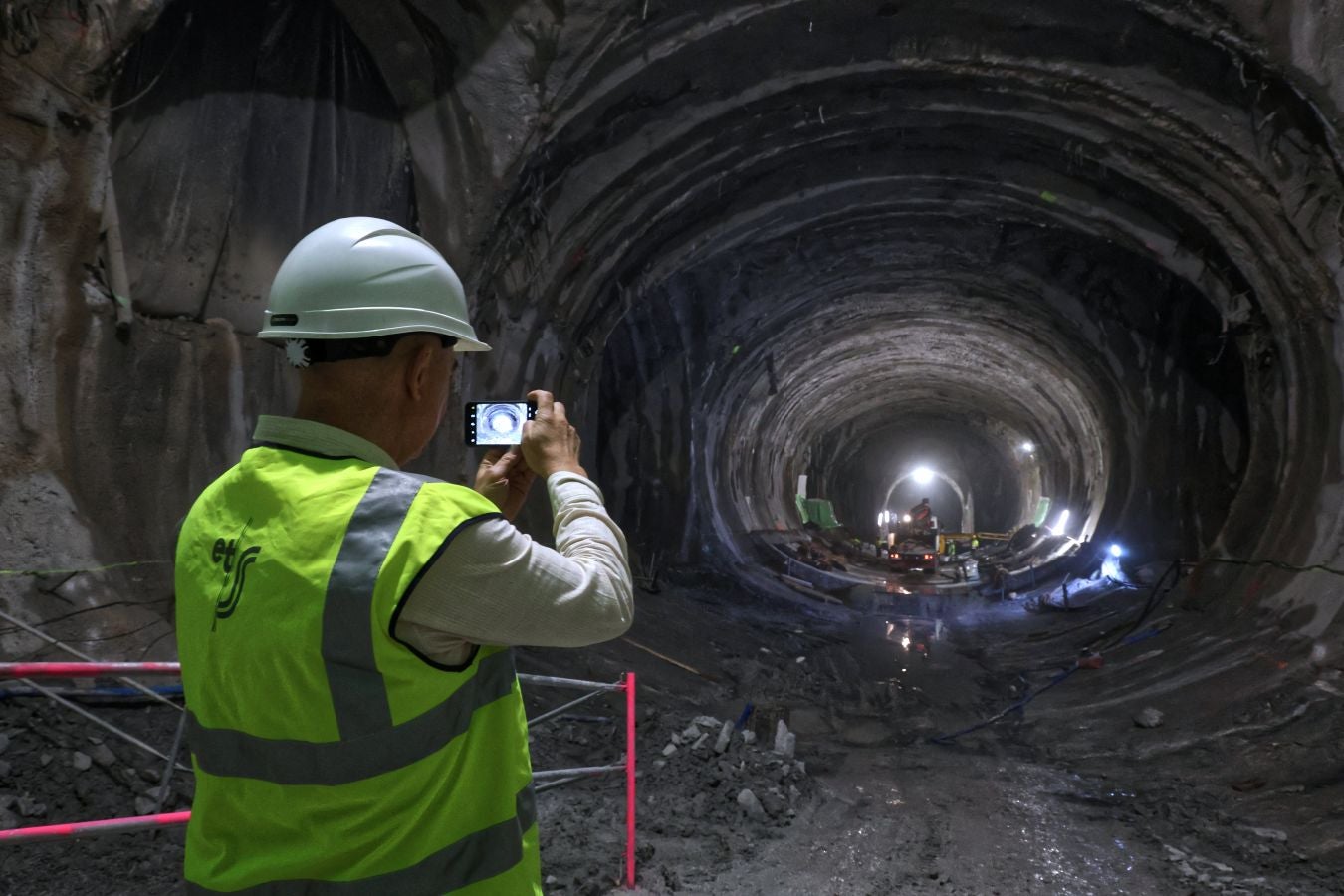 Así avanzan las obras del metro bajo San Sebastián