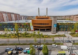 Vista del Palacio Europa, en Vitoria.