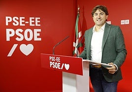 Eneko Andueza, secretario general del PSE-EE