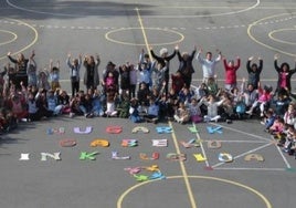 Cadena por la inclusión en Luis Ezeiza eskola