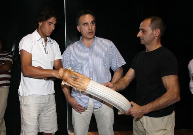 Nadal se calza el remonte.