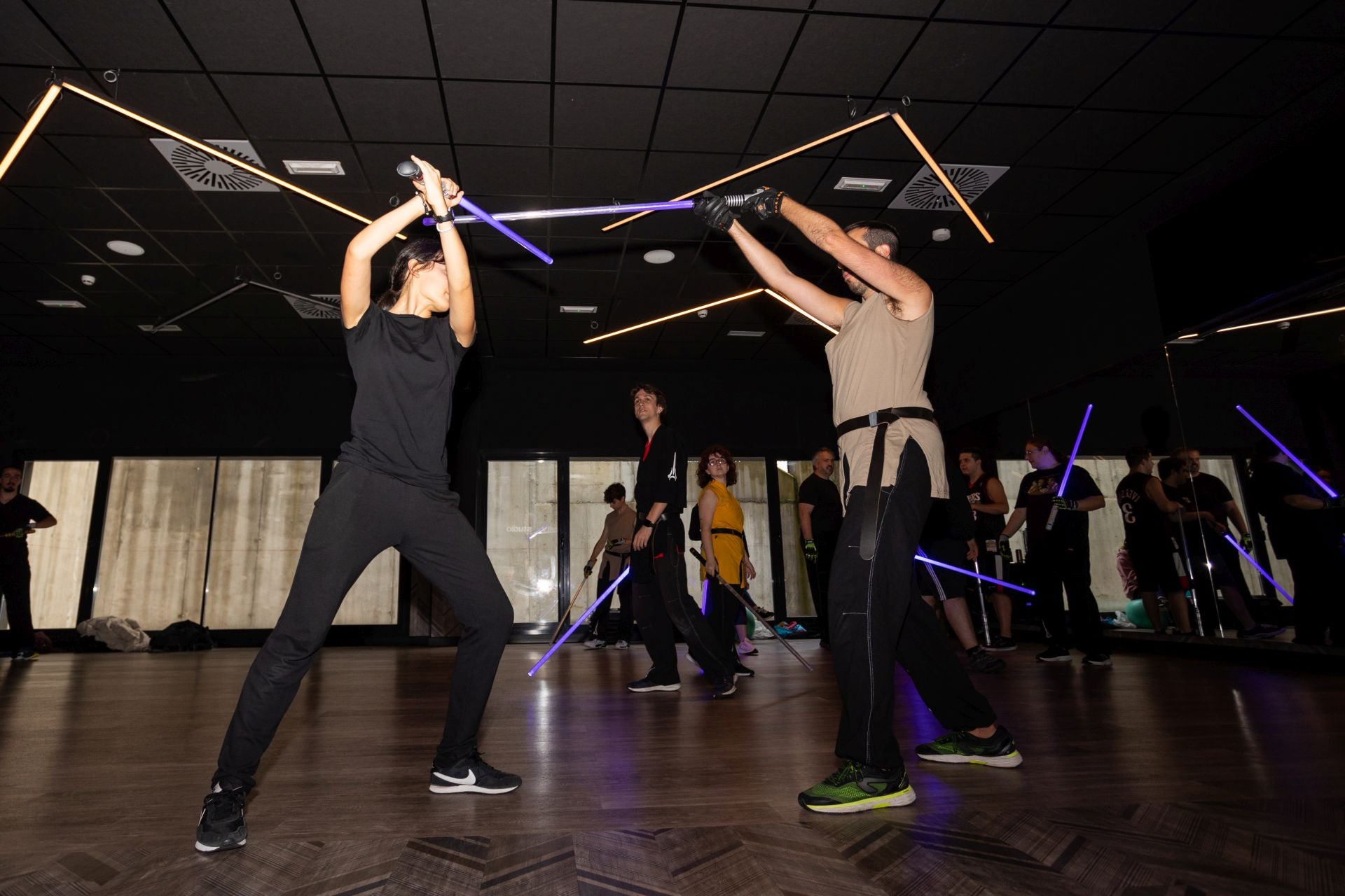 La lucha de espadas láser, en imágenes