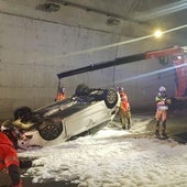 Caos circulatorio en la N-I, A-15 y AP-8 con tres accidentes múltiples y varios heridos