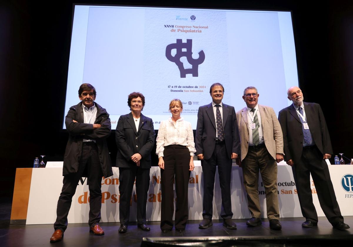 Acto de apertura institucional del Congreso Nacional de Psiquiatría en el Kursaal de Donostia.