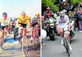 EddyMerckx y Tadej Pogacar.