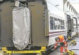 Instalaciones de la planta de Talgo en la localidad alavesa de Rivabellosa.