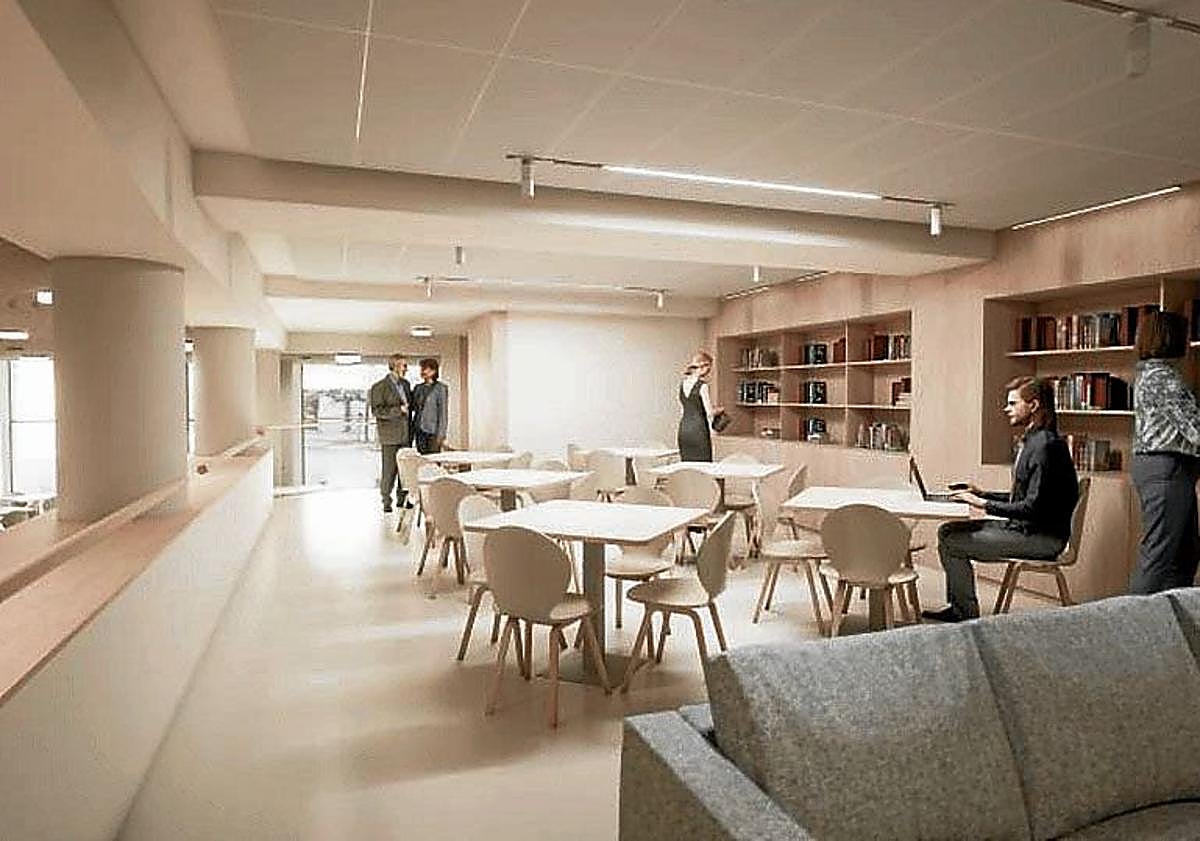 Imagen principal - La reforma integral del hogar del jubilado de la calle Idiakez costará 2 millones de euros