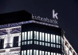 Imagen de la sede de Kutxabank en la capital vizcaína.