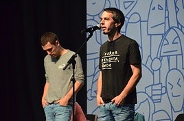 Beñat Gaztelumendi, aurreko igandeko saioan, Errenterian.