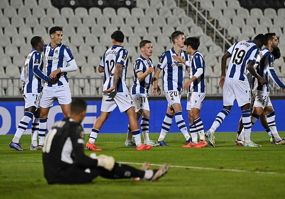 El 1x1 de los jugadores de la Real Sociedad ante el Maccabi Tel Aviv. Y tú, ¿qué puntuación les das?