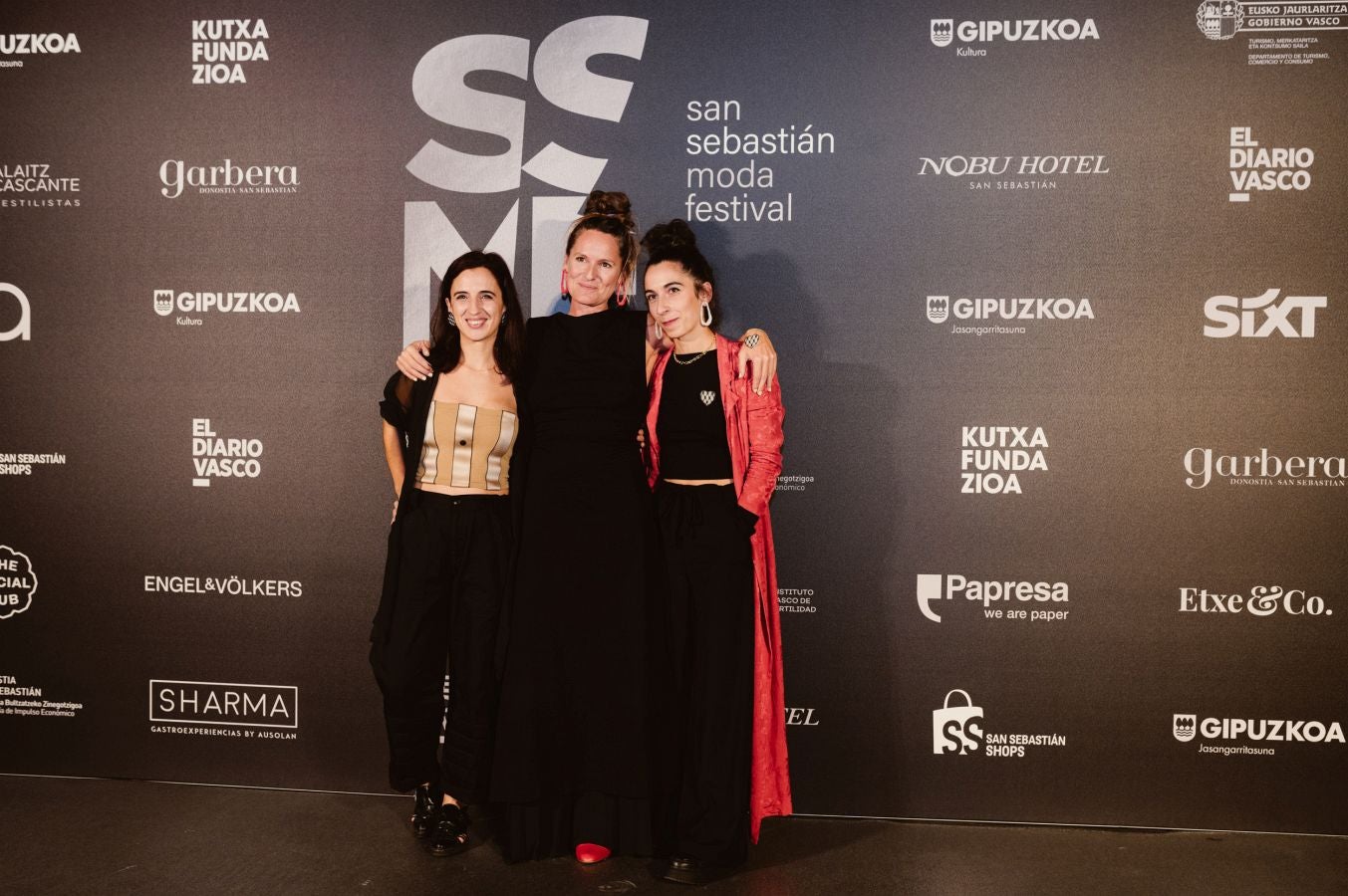 Photocall del desfile de Kutxa Fundazioa