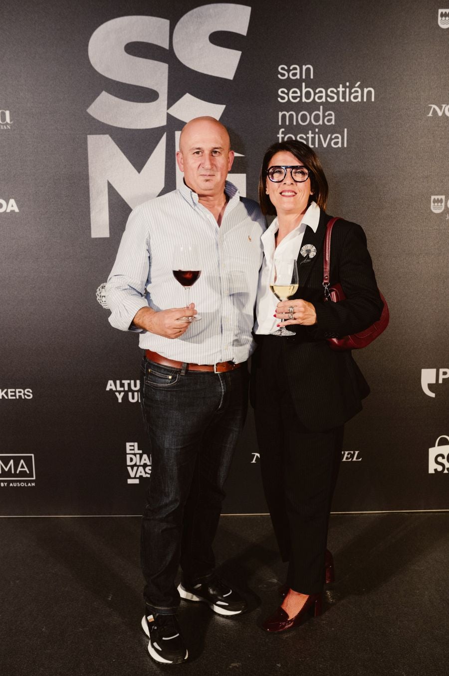 Photocall del desfile de Kutxa Fundazioa