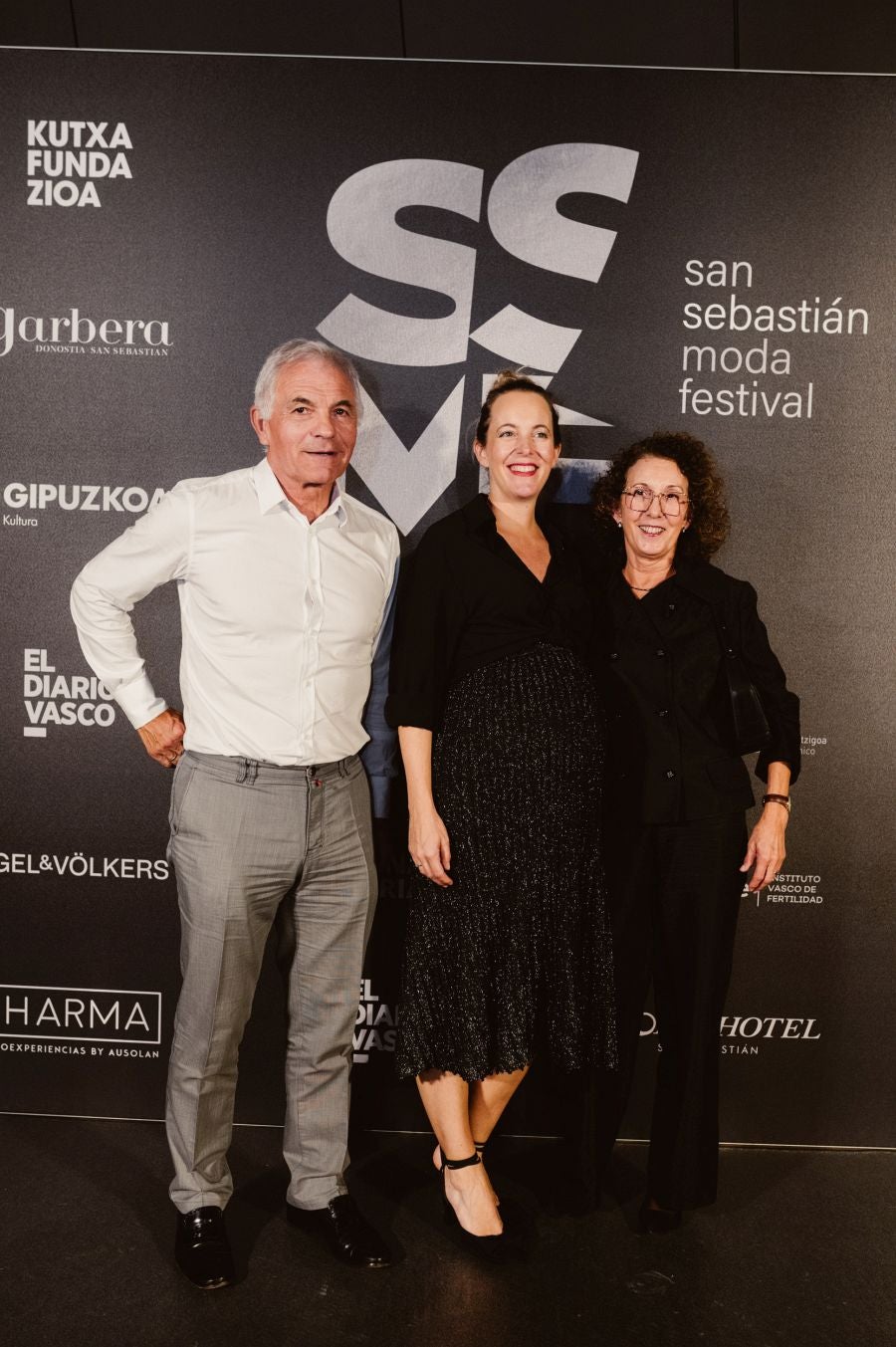 Photocall del desfile de Kutxa Fundazioa