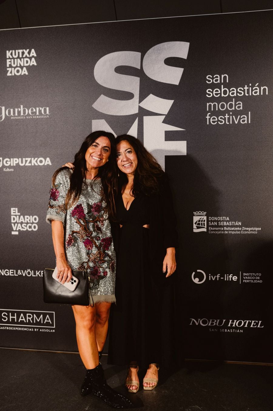 Photocall del desfile de Kutxa Fundazioa