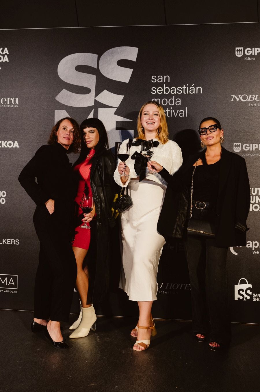 Photocall del desfile de Kutxa Fundazioa