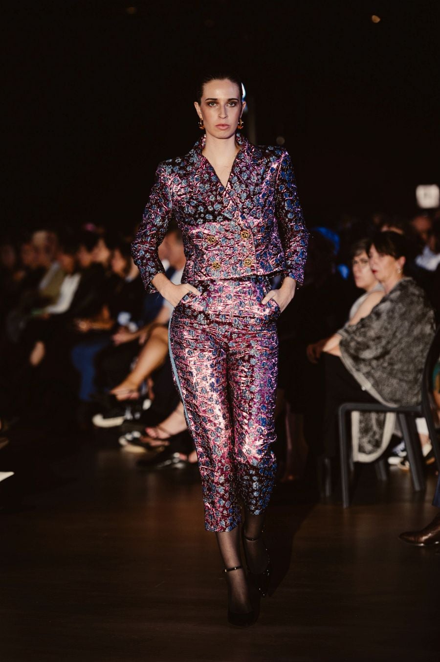 Desfile de Nicolás Montenegro en el Museo Balenciaga