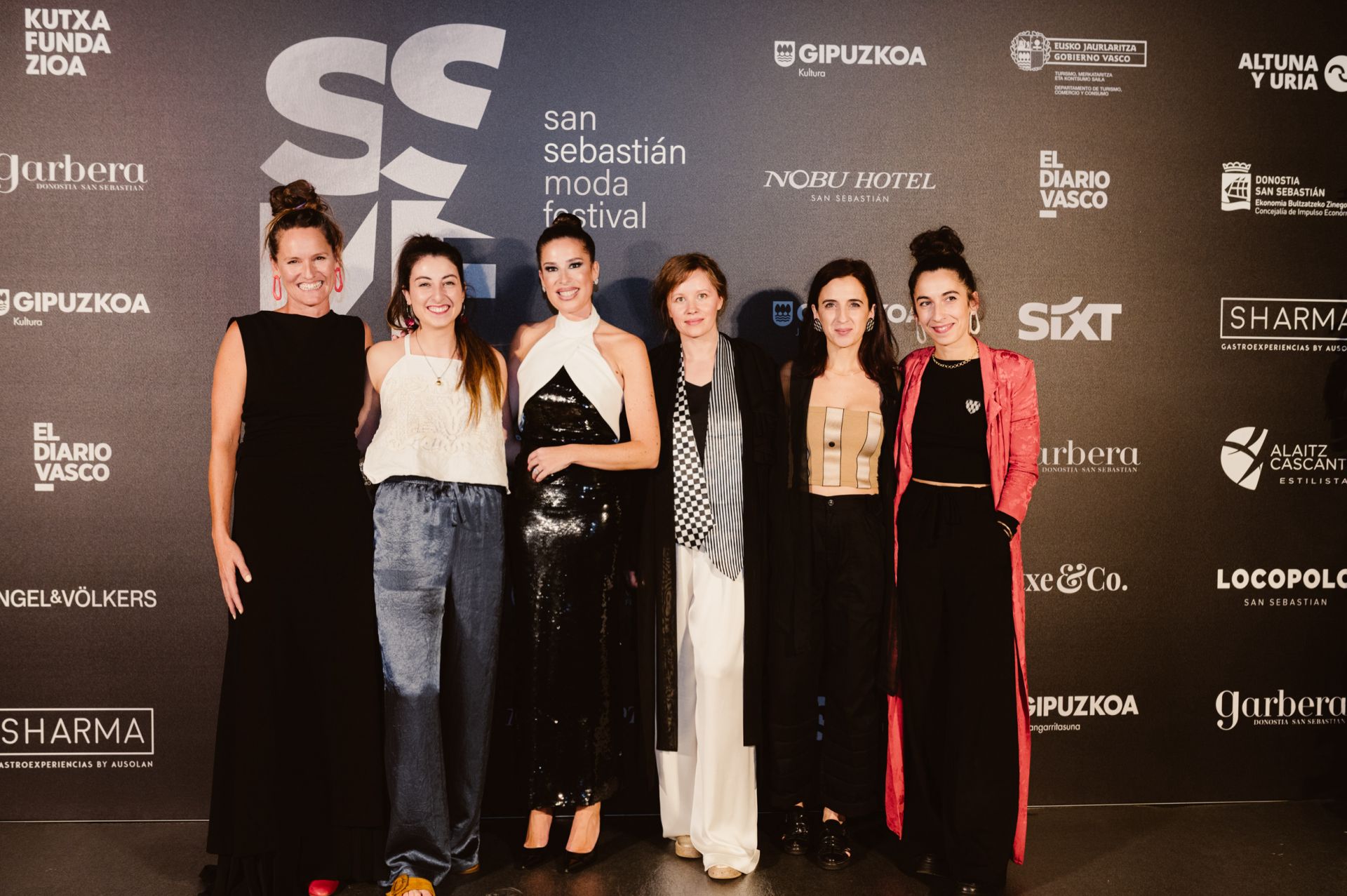 Photocall del desfile de Kutxa Fundazioa