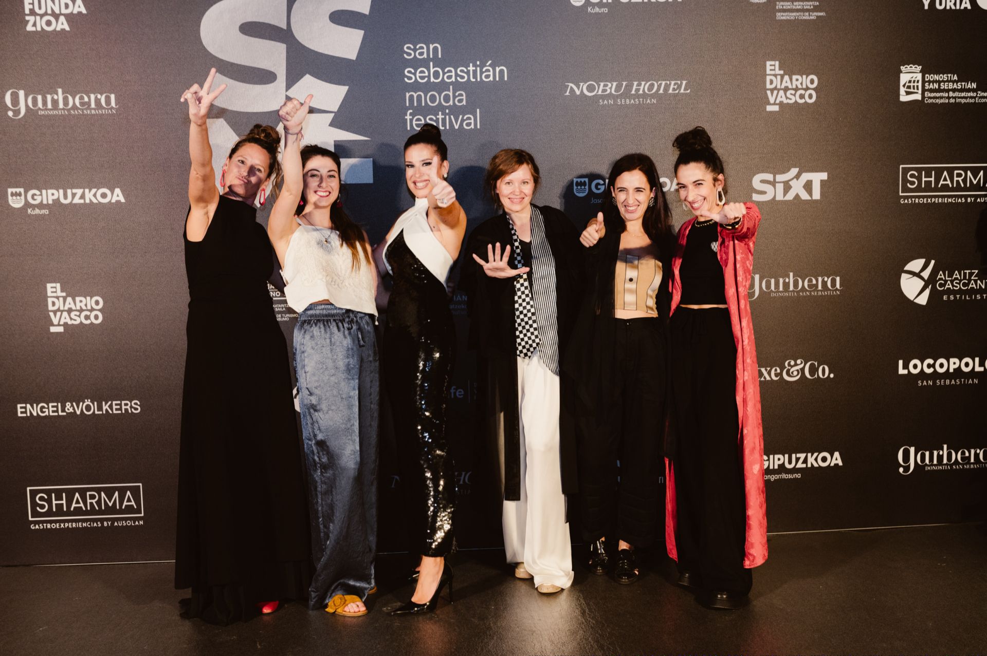Photocall del desfile de Kutxa Fundazioa
