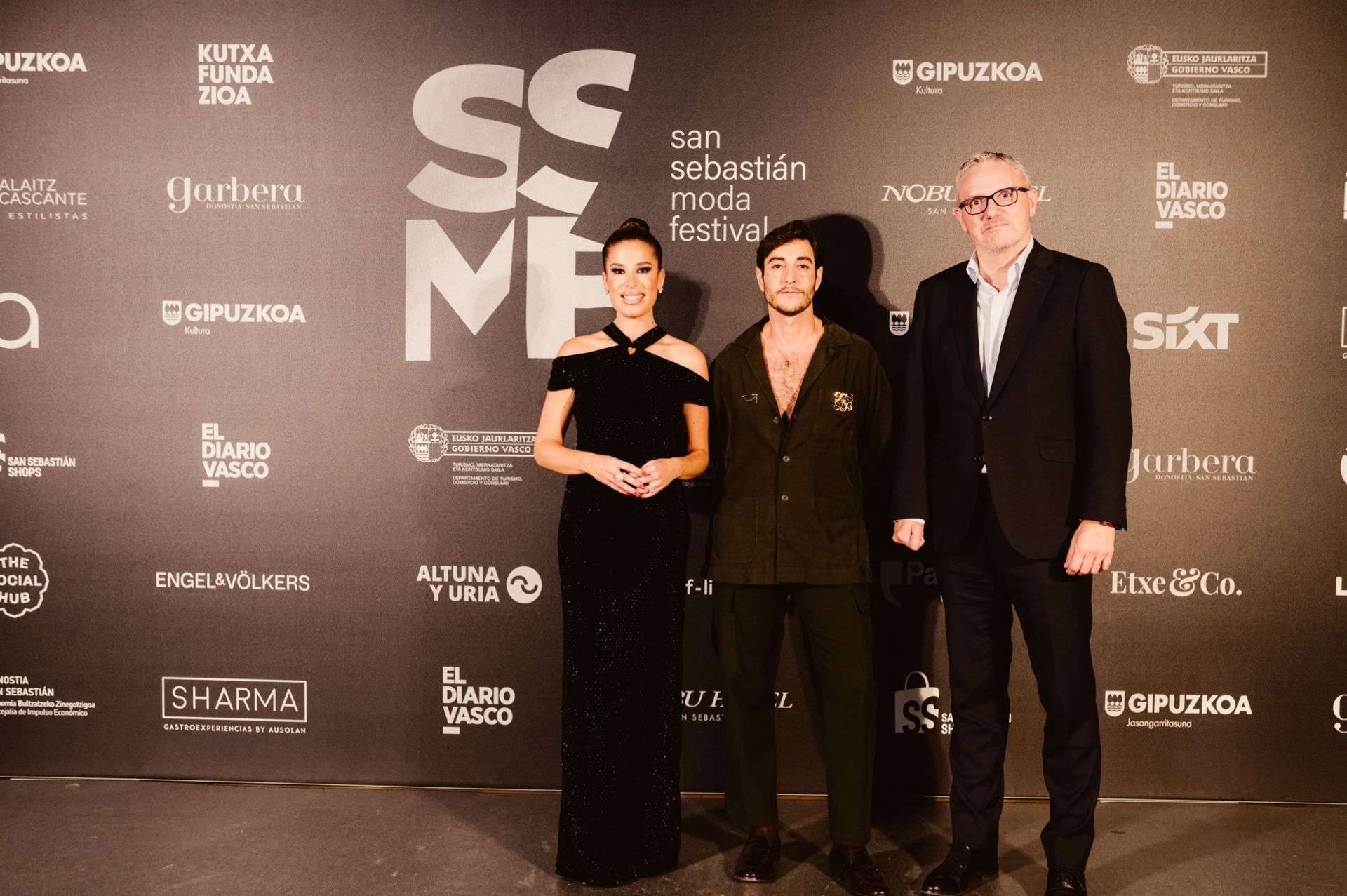 Photocall del desfile de Nicolás Montenegro