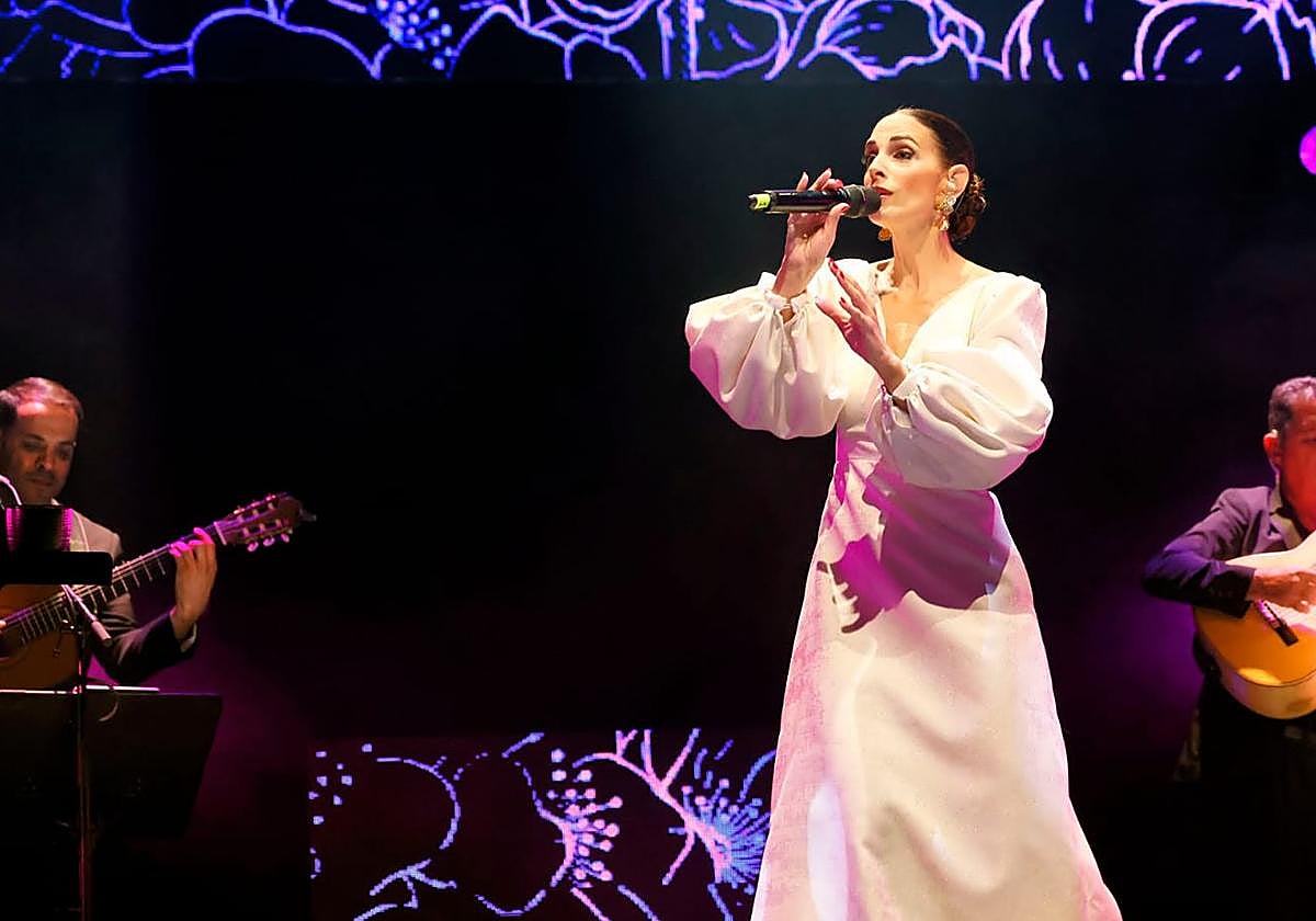 Nuria Fergó, sobre el escenario del Kursaal