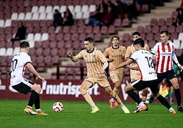 El Eibar no pudo lograr su clasificación en Las Gaunas.
