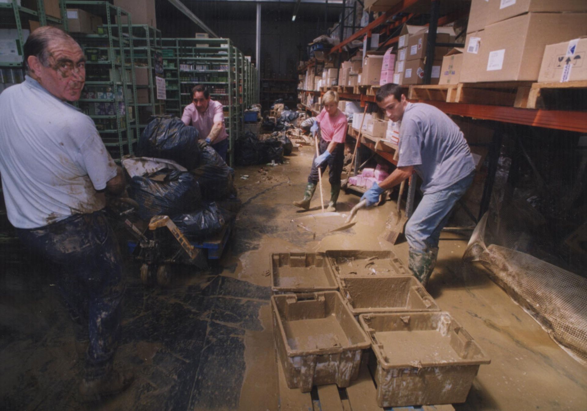 Las imágenes de la histórica tromba de agua que anegó Gipuzkoa en junio de 1997