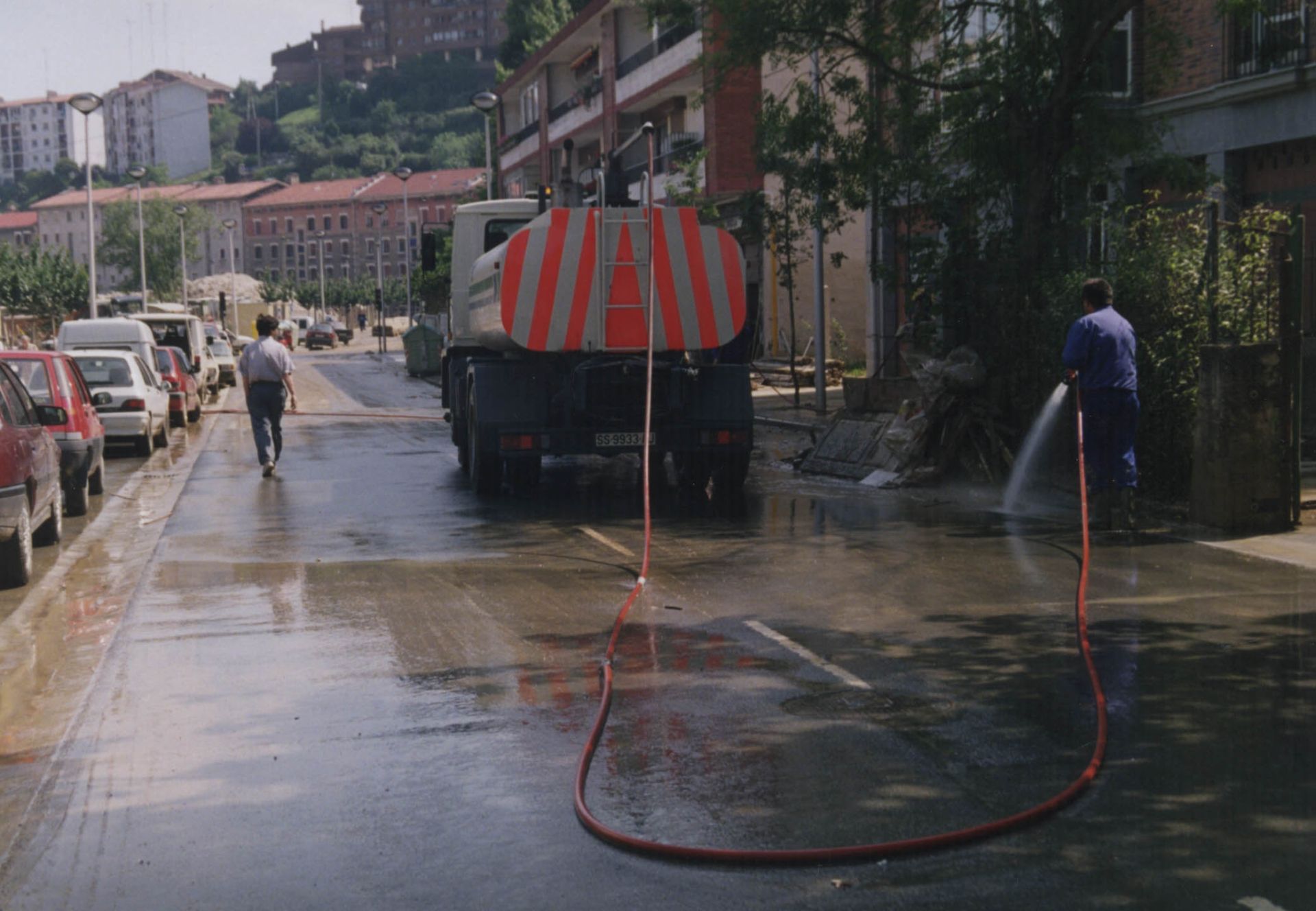 Las imágenes de la histórica tromba de agua que anegó Gipuzkoa en junio de 1997