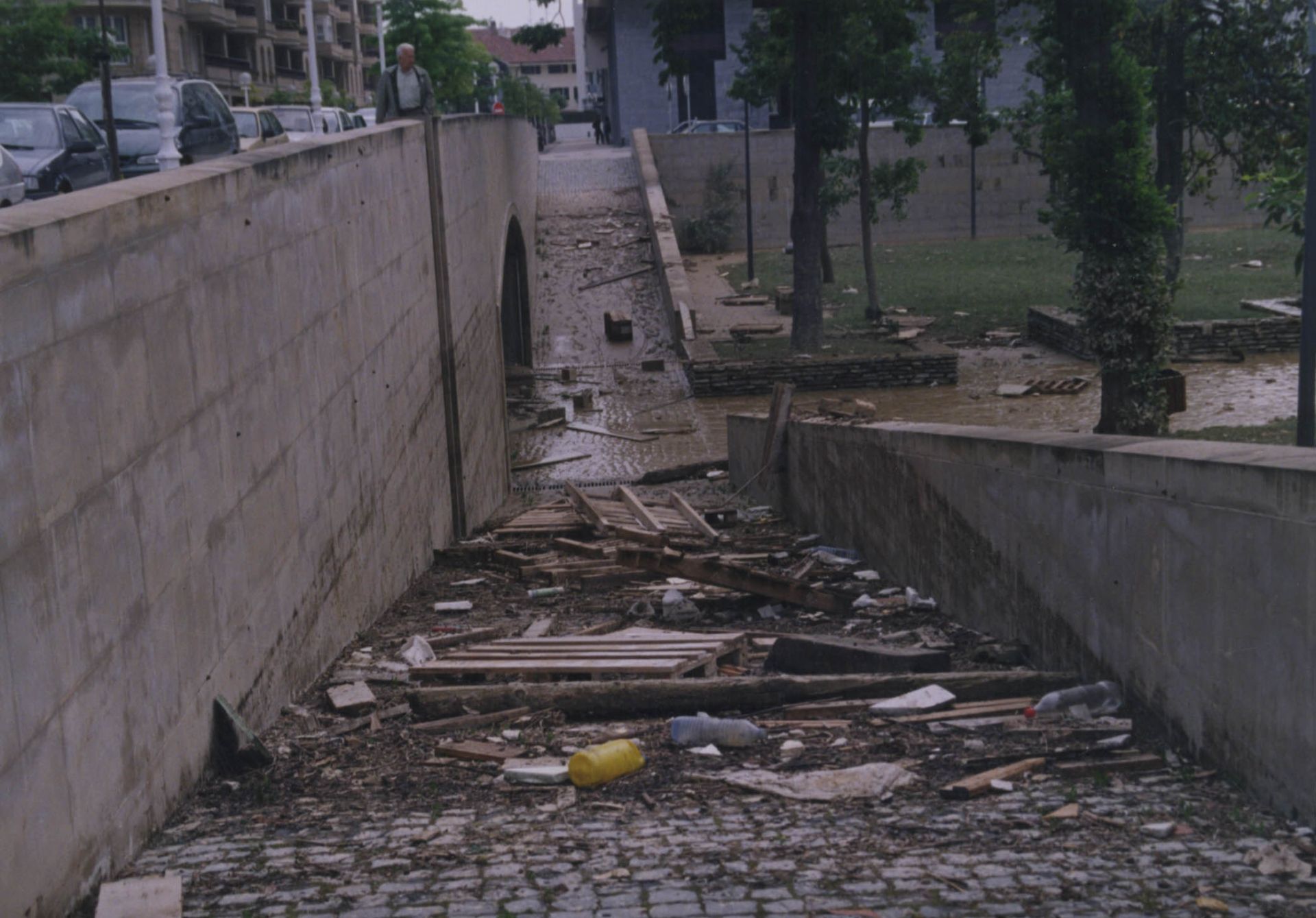 Las imágenes de la histórica tromba de agua que anegó Gipuzkoa en junio de 1997