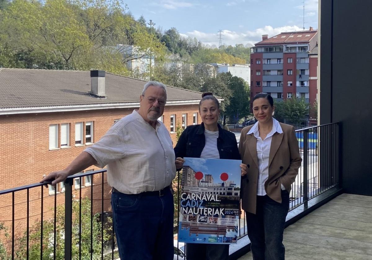 Josean Atxukarro, Maite Gartzia y María Gutiérrez.