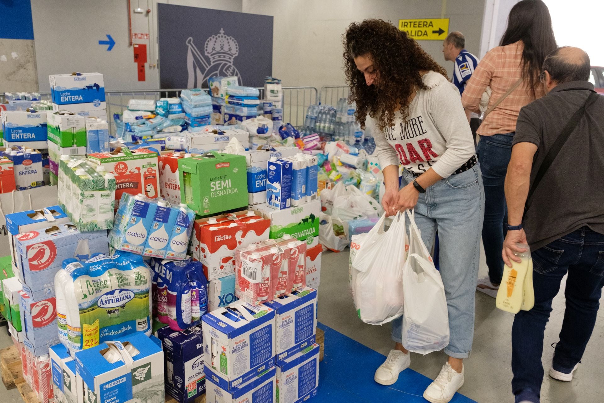 Solidaridad en el Reale Arena con los afectados por la DANA
